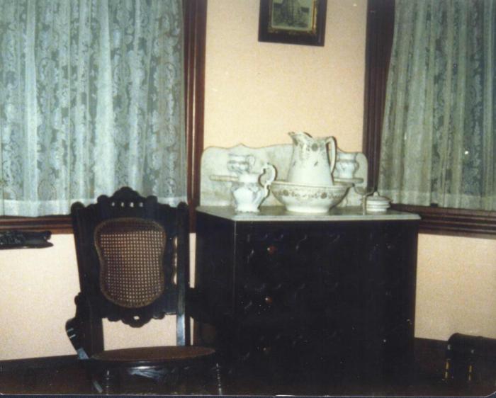 Washstand at Fillebrown House