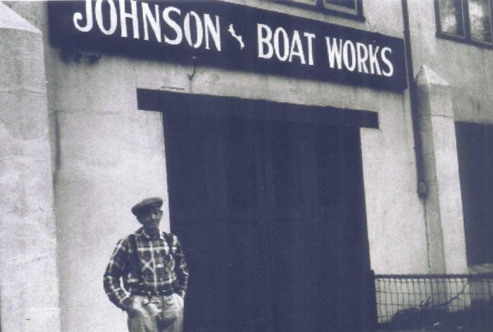 John O. Johnson at Johnson Boatworks