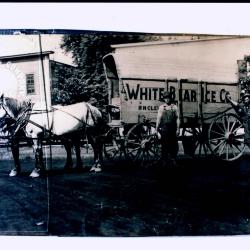 White Bear Ice Company Wagon