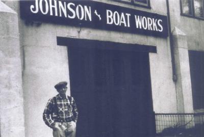 John O. Johnson at Johnson Boatworks