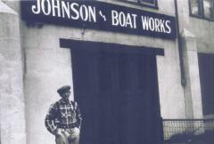 John O. Johnson at Johnson Boatworks
