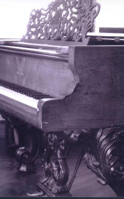 Close-up of Piano Leg at Fillebrown House