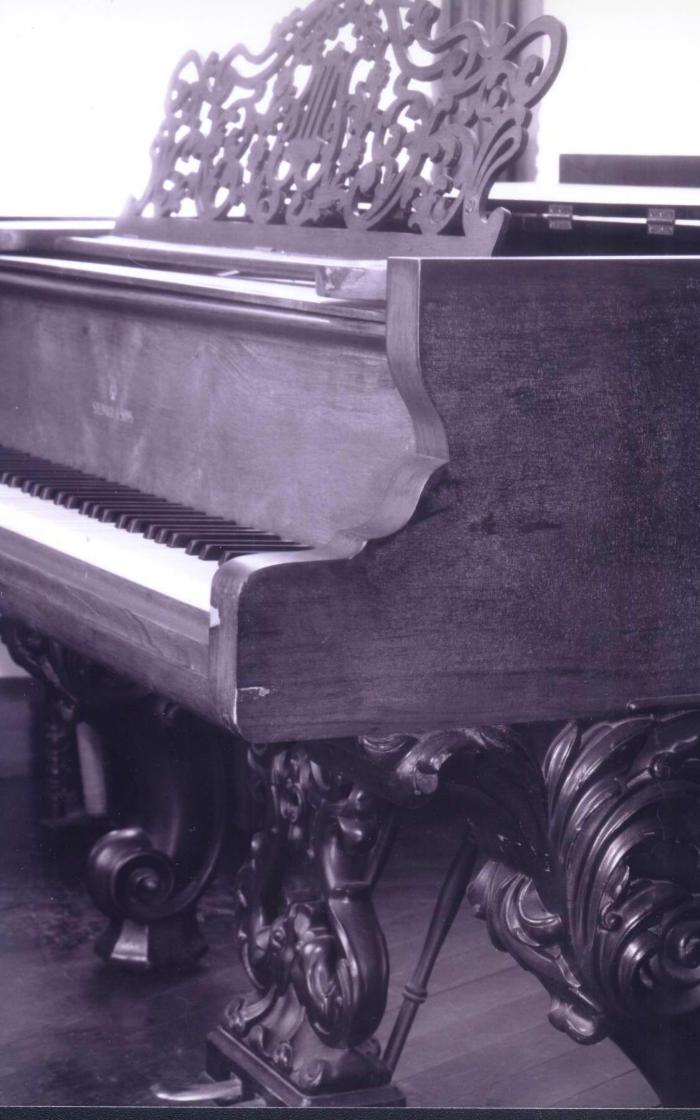 Close-up of Piano Leg at Fillebrown House