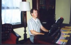 Steve Holtz Playing Steinway at Victorian Tea