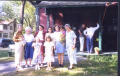 Isabel Rife & Family at Victorian Tea