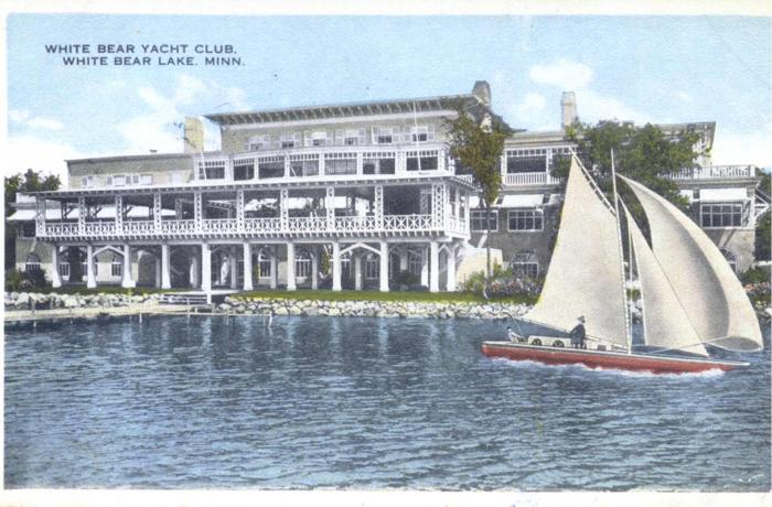 "White Bear Yacht Club. White Bear Lake, Minn."