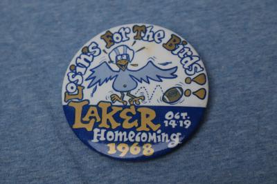 Glenwood High School Homecoming Button, 1968