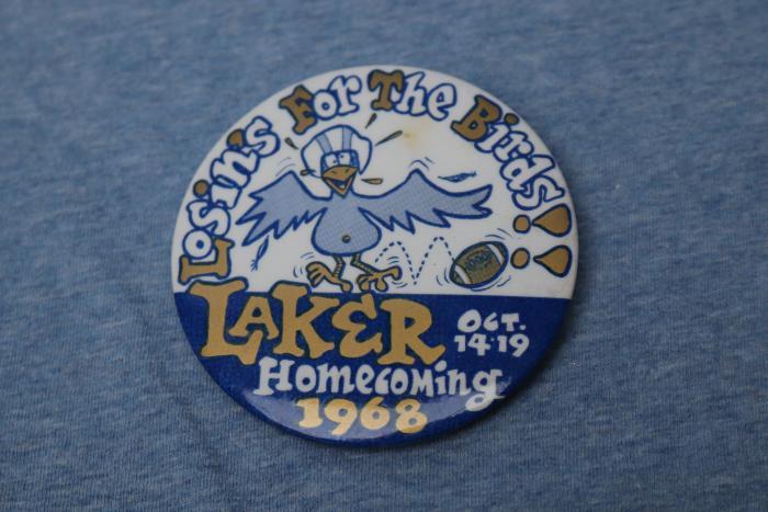 Glenwood High School Homecoming Button, 1968