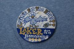 Glenwood High School Homecoming Button, 1968