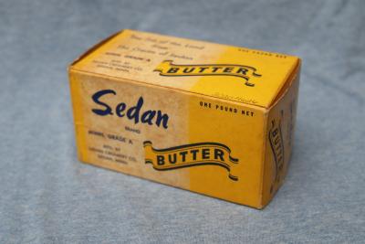 Sedan Creamery Butter Box