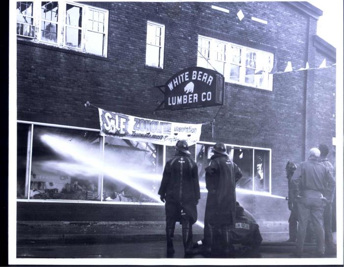 White Bear Lumber Company Fire