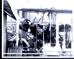 White Bear Lumber Company Fire Aftermath