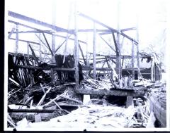 White Bear Lumber Company Fire Aftermath
