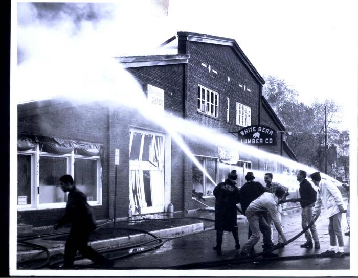 White Bear Lumber Company Fire