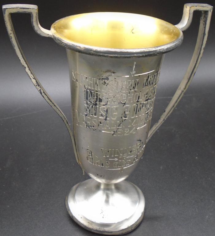 Silver Trophy, Girls Glee Club, 1924