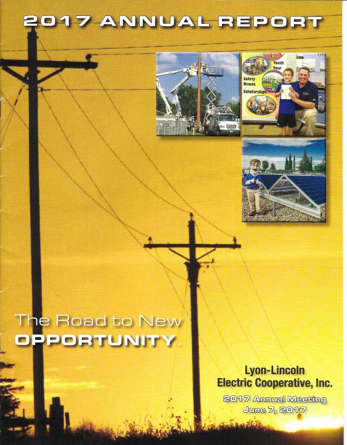 2017 Annual Report from Lyon Lincoln Electric Cooperative, Inc.