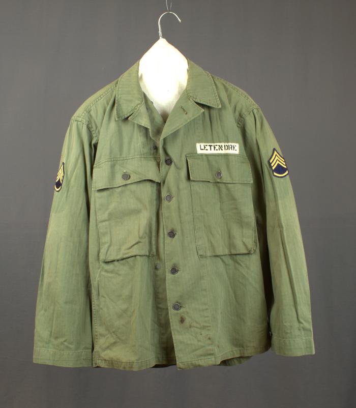 Korean War fatigue shirt