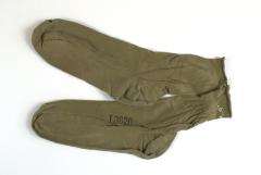 Pair of olive drab socks