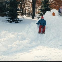 Stacy Wendel after 1991 Halloween Blizzard