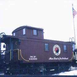 Caboose at White Bear Lake Area Historical Society