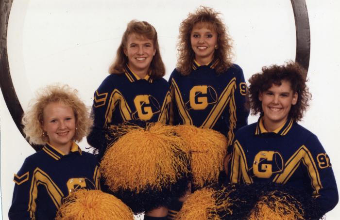 1988-89 Glenwood High School Girls Basketball Cheerleaders