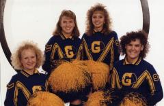 1988-89 Glenwood High School Girls Basketball Cheerleaders
