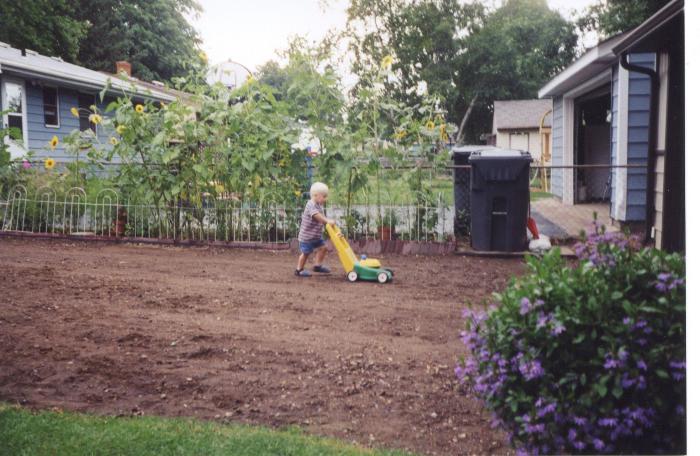 back yard 4816 Peggy Lane