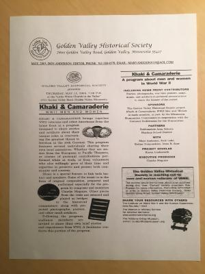 Archive Folder Relating to Khaki and Camaraderie Event, 2005