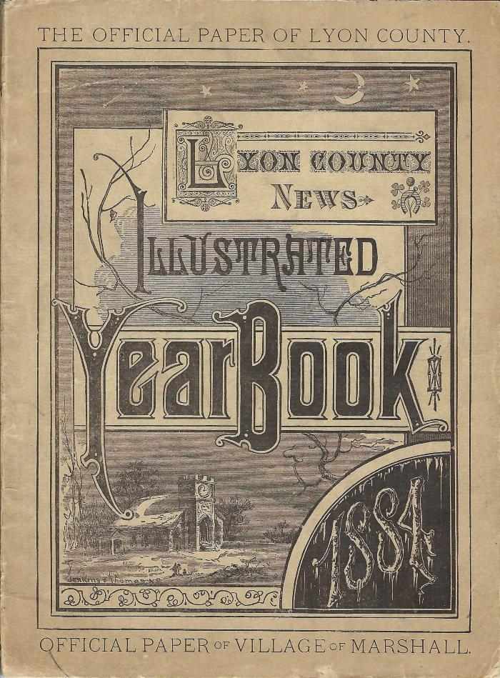 Lyon County News Illustrated Yearbook, 1884