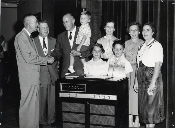 Rev. David J. Quill and family with other members associated with GLC