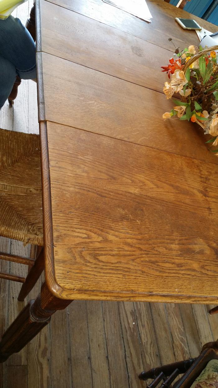 Small wooden table at the Cummins Phipps Griggs House
