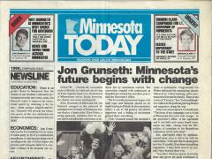 1990 Advertising Paper for Jon Grunseth for Governor