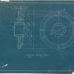 Veerac crankcase bearing plate