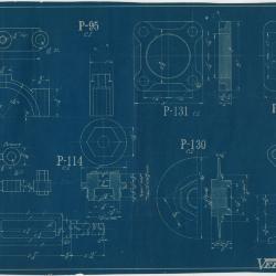 Blueprint for Veerac piston
