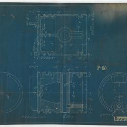 Blueprint of Veerac cylinder head.