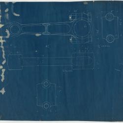 Blueprint for a Veerac crankshaft.