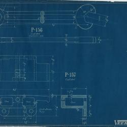 Blueprint for a Veerac connecting rod.