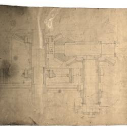 Technical drawings showing cross-sections through parts of a Veerac motor