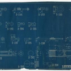 Blueprint of Veerac cylinder head