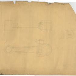 Technical drawing showing a cross-section through part of a Veerac motor