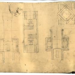 Technical drawings for parts of a Veerac