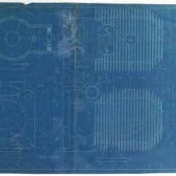 Technical drawing of roof for a Veerac.