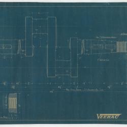 Hand written notes that came with the collection of Veerac blueprints and technical drawings.
