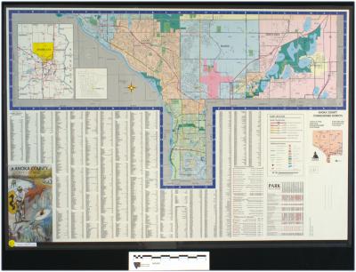 1997 Anoka County Official Map