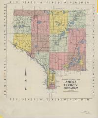 General Highway Map of Anoka 1964
