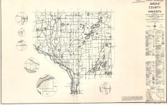 1936 General Highway Map of Anoka County