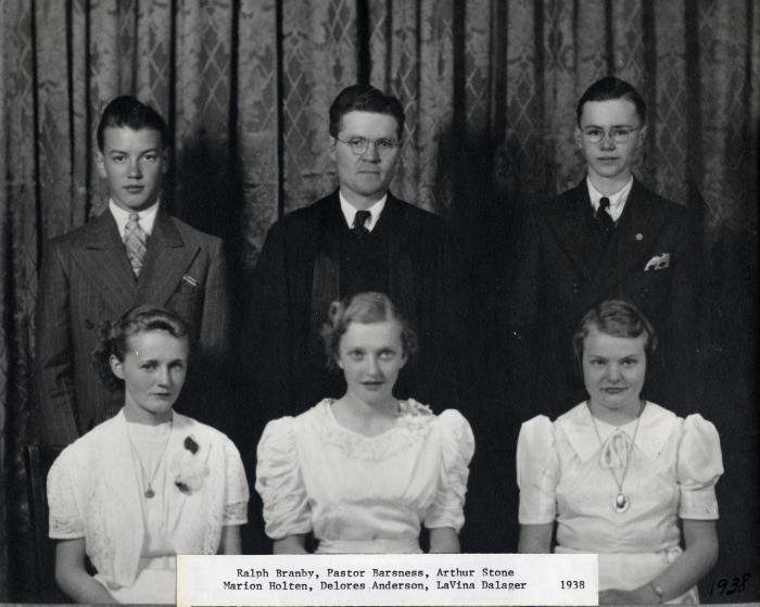 Confirmation Picture for the Class of 1938