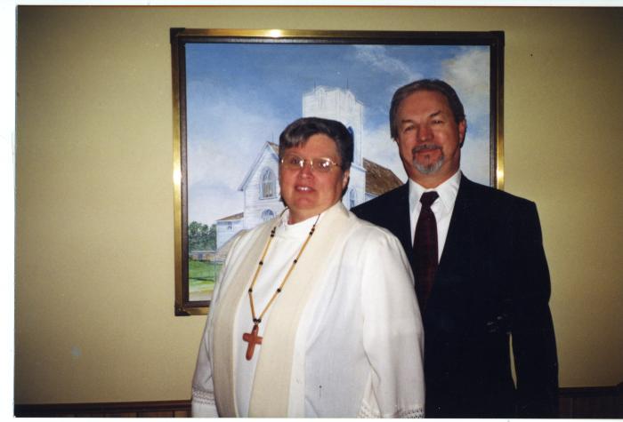 Rev. Eileen Mehl and Paul Schoenack