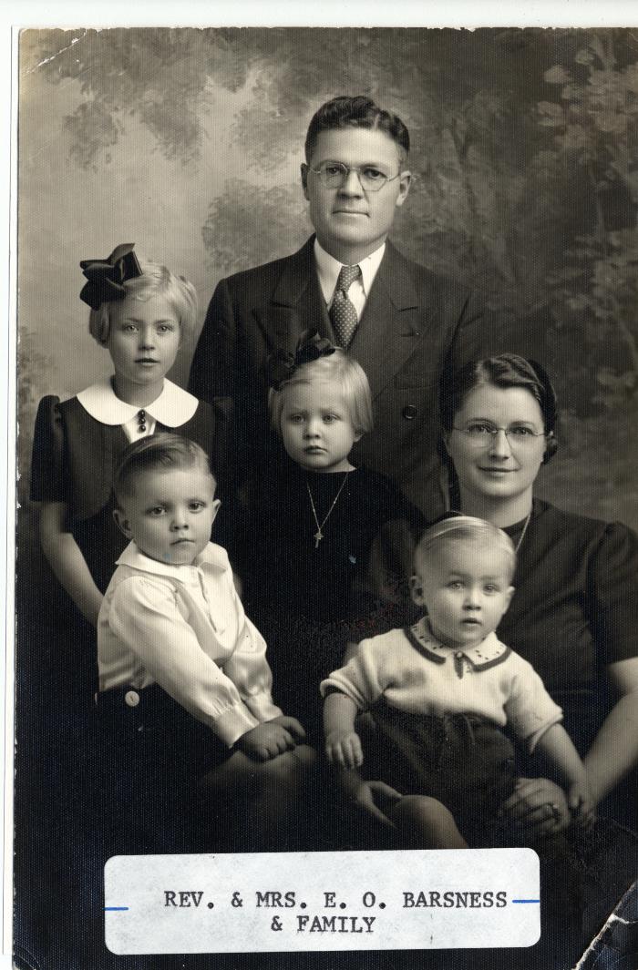 Rev. Edward O. Barsness and Family
