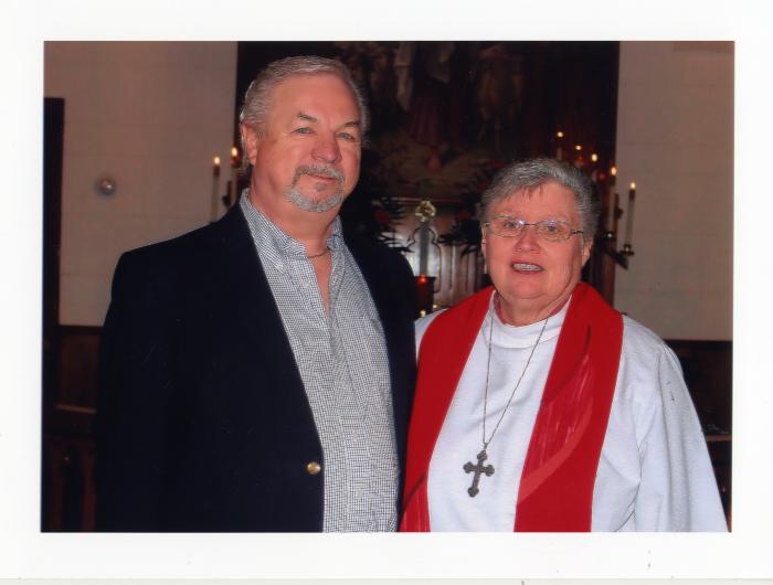 Pastor Eileen Mehl and husband, Paul Schoenack